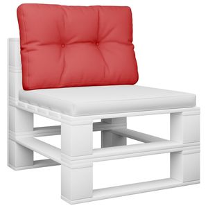 Pallet cuscino esterno in tessuto in 19.7 rosso \ "x15.7 \" x4.7 \" - Product Image 3