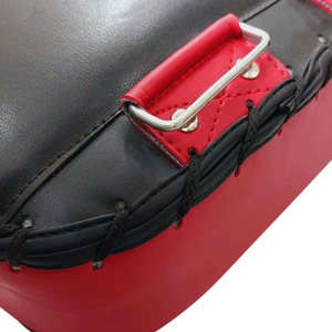 แผ่นรองเตะแบบโค้งหนัง PU สำหรับฝึกซ้อม MMA แบบ OEM สั่งทำพิเศษ ทนทาน พร้อมที่รองแขนเย็บสองชั้น - Product Image 6
