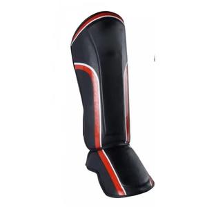 Protège-tibias en cuir multisports pour adultes Hawk, offrant une grande polyvalence, une couche extérieure durable et une protection en mousse souple. - Product Image 2