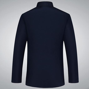 Costume Tang pour hommes, veste traditionnelle chinoise en polyester et coton, tenue formelle pour marié - Product Image 3