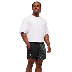 Pantalones Cortos Deportivos de Malla Transpirable para Hombre, 5 Pulgadas, para Gimnasio, Entrenamiento, Color Gris Ceniza - Product Image 3