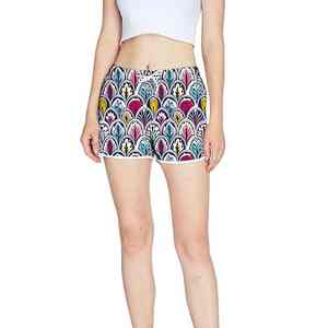 Nouvelle Collection 2026 – Short de Plage Femme Taille Haute Coupe Droite Sportif Imperméable avec Logo Personnalisé pour l'Été - Product Image 2