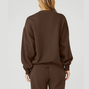 เสื้อฮู้ดผู้หญิงคุณภาพสูง แขนยาวสำหรับฤดูหนาว ทรงหลวม ปักลาย พิมพ์ลาย ผ้าถัก - Product Image 2