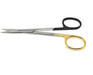 กรรไกรตัดกระจกตาแบบตรง ปลายละเอียด สำหรับการผ่าตัด ใช้ในงานแพทย์จักษุวิทยา ได้รับการรับรองมาตรฐาน ISO - Product Image 3