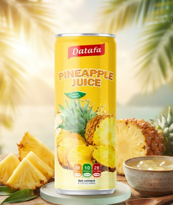 Bebida de Jugo de Piña Natural 250ml OEM/ODM/Marca Privada Proveedor de Bebidas de Vietnam - Product Image 1