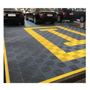Dalles de sol en PP moulées par injection au design moderne pour lavage de voitures, dalles de garage emboîtables de style moderne, revêtement de sol vinyle avec design graphique - Product Image 5