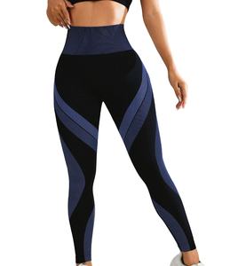 Leggings de Yoga para Mujer, Spandex/Nailon, Antibacterianos, Sin Costuras, Estilo Vintage, Transpirables, Tejidos, Ropa de Gimnasio, Logotipo Personalizado, Cintura Media - Product Image 6