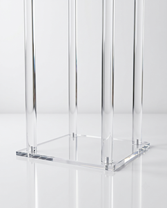 Hermoso Soporte Cuadrado de Acrílico Moderno para Exhibición de Flores - Fácil de Montar con Función de Almacenamiento para Centros de Mesa en Bodas y Eventos - Product Image 3