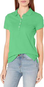 Chemises polo personnalisées pour femmes, en coton respirant, coupe ajustée, décontractées, pour le bureau, chemise brodée pour femmes, vente en gros de chemises pour femmes - Product Image 6