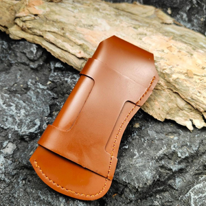 Handmade Leather Pouch For Folding Knives Premium Genuine Leather <b>Belt</b> Sheath Durable Knife Holder Protective Carry Case - Product Image 5