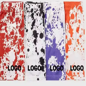 Pantalones Cortos Deportivos de Verano para Hombre 2026, con Logotipo Personalizado, 100% Algodón, Cintura Elástica, Estampado de Leopardo, Sublimación Deportiva, Casuales - Product Image 5