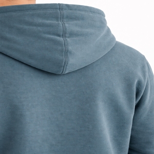 Sudadera con capucha para hombre, lisa, de algodón, con forro polar, con cremallera completa, informal, suave, cálida, para uso diario. - Product Image 6