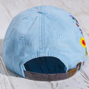 High Quality 100% Cotton Sporty 7-Panel Baseball <b>Hats</b> Common Fabric Unisex Design Adjustable Fit Customizable Custom Logo Color - Product Image 5