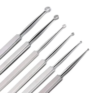 Curette chirurgicale réutilisable en acier inoxydable, instrument de chirurgie générale, stérilisable, pour l'élimination des tissus - Product Image 5