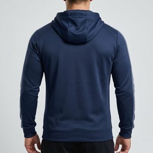 Fabricante de sudaderas con capucha personalizadas OEM ODM, sudadera deportiva de poliéster, chaqueta de gimnasio con logotipo personalizado, MOQ bajo - Product Image 2