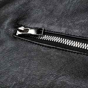 Chaqueta de cuero de primera calidad para hombre, chaqueta de piel de oveja a la moda, chaqueta de cuero para motociclismo de invierno para hombre - Product Image 6