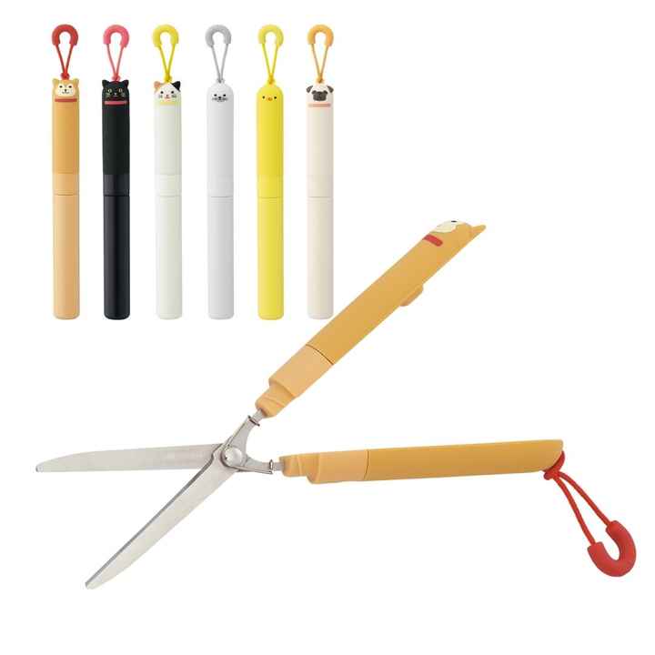 LIHITLAB Kawaii Japanese Animal Silicon colorful pen scissors for kids