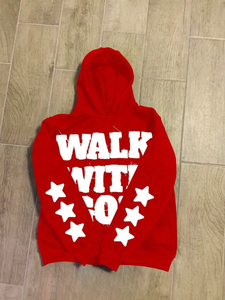 Sudadera con capucha informal con estampado de letras y estrellas para mujer, para otoño, estilo pullover. - Product Image 3