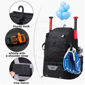 Practical Baseball <b>Backpack</b> With <b>Big</b> Space Baseball <b>Backpack</b> For Daily Carry Baseball <b>Backpack</b> Reliable Use - Product Image 3