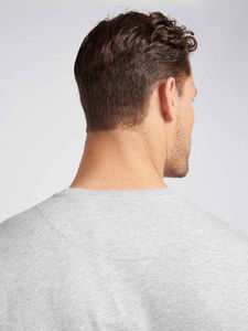 Sweat-shirt col rond noir pour homme en polyester/coton, coupe classique, teinture unie, design premium, respirant, idéal pour l'hiver – Vente en gros - Product Image 3