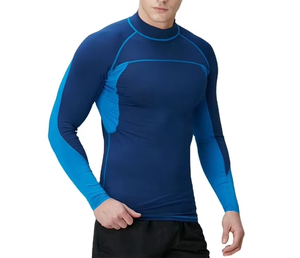 Prix de gros Fabricant Vêtements de sport Rash Guard pour hommes en matériau durable et respirant, anti-plis, Rash Guard de compression pour hommes - Product Image 6