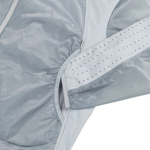 Plus Size <b>Lightweight</b> Breathable Windbreaker <b>Men</b>’s Contrast Piping Raglan Sleeve Zip-Up Polyester Oversized - Product Image 6