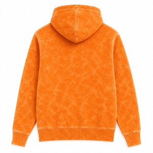 Sweat à capuche zippé pour homme OEM, logo personnalisé, effet délavé vintage, molleton, style streetwear - Product Image 2