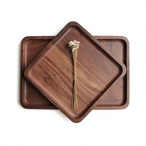 High Quality Deluxe Eco Friendly Handmade Multifunctional <b>Breakfast</b> <b>Tray</b> Set Unfinished Wooden Kitchenware Dishwasher Microwave - Product Image 5