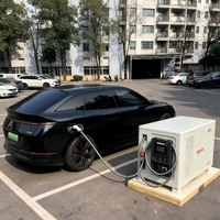 Cargador Móvil para Vehículos Eléctricos de 120kw y 200kwh para Carga en Áreas Remotas