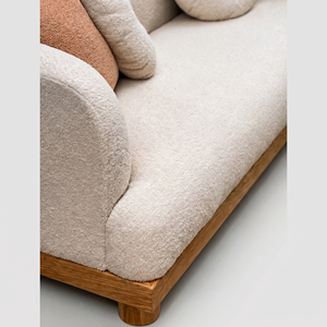 Sofá Minimalista Elegante en Forma de L, 210 cm de Ancho, <span class=keywords><strong>150</strong></span> cm de Profundidad, Estructura de Madera Natural, Origen Vietnam, Garantía - Product Image 2