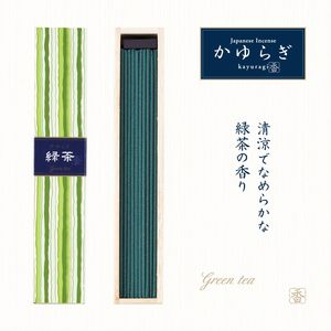 Incienso Japonés Nippon Kodo Kayuragi de Té Verde, 40 Varillas con Soporte, Hecho en Japón, Auténtico Incienso Japonés para Aromaterapia - Product Image 3
