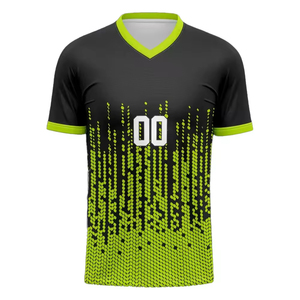 Wholesale New High Quality Men's Football Jerseys & Sets 100% Polyester Anti-Uv Vintage Style with Customized Team Names - Product Image 5