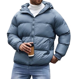 Custom Plus Size Work Clothes High Quality Padding Puffer Coats with Fur Hood Warm Winter <b>Jacket</b> Men's <b>Parkas</b> Puffer <b>Jacket</b> - Product Image 4