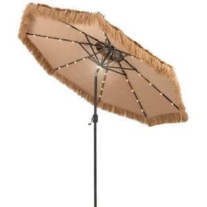 Portable 10 Foot Beach Umbrella with LED Lights Patio Umbrellas & Bases - Product Image 2