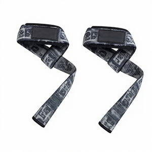 Correas de levantamiento con agarre y soporte optimizados, correas de muñeca impresas para levantamiento de pesas y dominadas, correas de soporte para muñeca para peso muerto - Product Image 1