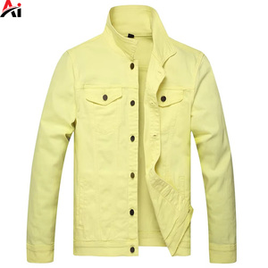 High quality fashion casual <b>black</b> wash <b>jeans</b> <b>jacket</b> men denim clothing plain dyed <b>jacket</b> for men made in pakistan - Product Image 4