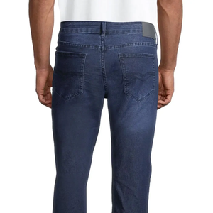 Men's High Waist Regular Fit High Quality Denim Jeans Cotton Casual Sand Wash - Product Image 6