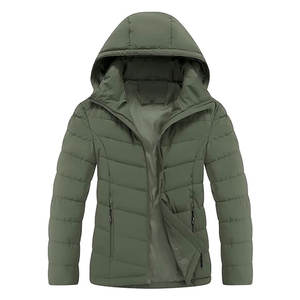 Chaqueta Acolchada con Capucha para Mujer, Impermeable, Ligera, con Cierre Completo, Abrigo de Invierno Cálido, Chaqueta Casual para Exteriores, Parka Aislante para Clima Frío - Product Image 1