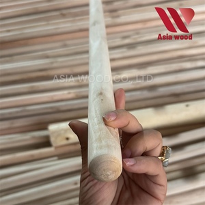 Wooden Broom Handle From Viet Nam, Mop Sticks Wood, Natural Eucalyptus Wooden Broomstick Broom and Dustpan Set with Long Handle - Product Image 5