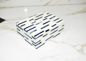 Fabricant de la conception MDF avec boîte de rangement en résine dernière boîte de luxe en incrustation d'os pour le stockage et les bijoux boîtes de rangement personnalisées - Product Image 2