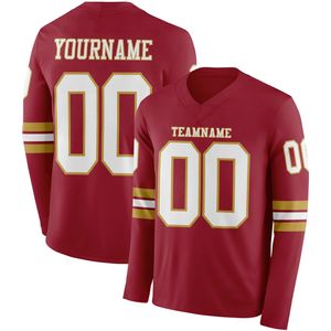 Camiseta de Fútbol Personalizada para Hombre, Manga Larga, Spandex/Poliéster, Malla Transpirable, Impresión por Transferencia de Calor/Digital/Bordado - Product Image 2