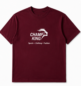 เสื้อยืดแขนสั้นผู้ชายแชมพ์คิงทรงปกติลำลอง - Product Image 5