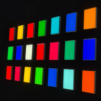 Plaque acrylique coulée couleur unie de haute qualité 3mm PMMA vierge imprimable UV pour enseignes publicitaires, présentoirs, taille personnalisée