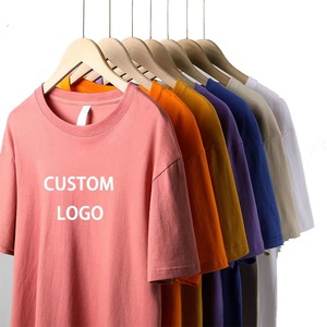 Wholesale 100% Cotton <b>Extra</b> <b>Large</b> Retro <b>Printed</b> T-Shirt Custom Logo Oversized 180 200 210 230 250 260 280 300g Blank T-Shirt - Product Image 2