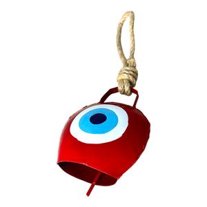 กระดิ่งวัวทองเหลืองแบบดั้งเดิมสำหรับแขวนผนัง ดีไซน์อาร์ตเดโค เพื่อการปกป้องทางจิตวิญญาณและตกแต่งบ้าน - Product Image 2