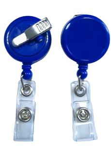 Porte-badge rétractable RP-03 avec sangle en PVC et clip ceinture - Product Image 4