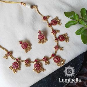 Fashion Jewelry Set Circle Kemp Short Set - Product Image 3