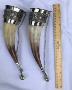 Copa para Beber de Cuerno Natural Hecha a Mano, Estilo Vikingo, para Cerveza o Sidra - Product Image 3