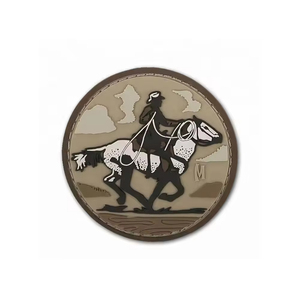 Tactical Style <b>Gold</b> Badge Hook Backing 3D PVC Emblem Rubber Patches Eco-Friendly Flower Design adhesive merrow border Patches - Product Image 2