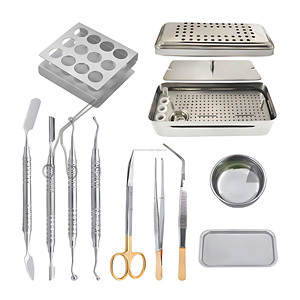 Kit de Instrumentos para PRF en Clínicas Dentales Privadas, Manual, Acero Inoxidable Alemán, Certificado CE, Autoclavable, para Cirugía Oral e Implantes - Product Image 5